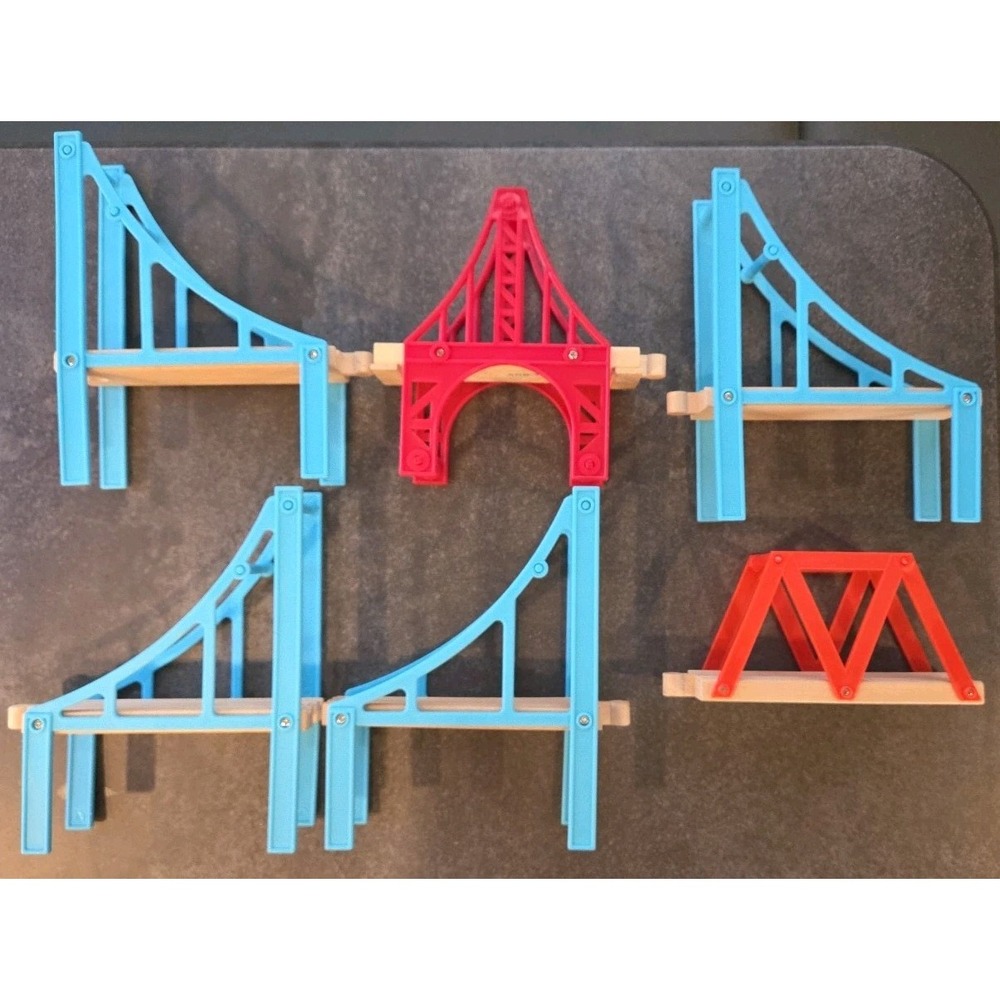 Wood Train  Pieces Lot Of 6 Pieces Thomas & Friends Wooden‎ Railway Compatible